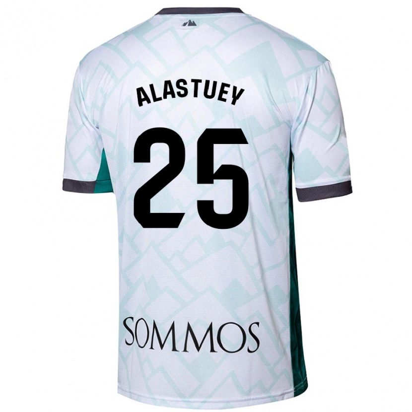 Danxen Damen Martina Alastuey #25 Weiß Grün Auswärtstrikot Trikot 2024/25 T-Shirt