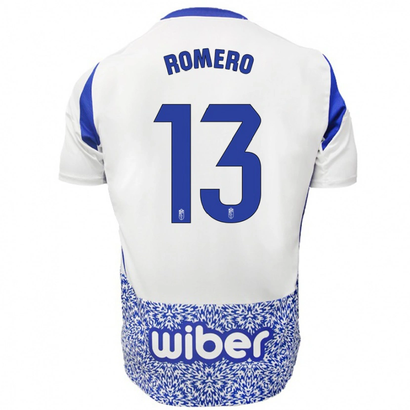 Danxen Damen Andrea Romero #13 Weiß Blau Auswärtstrikot Trikot 2024/25 T-Shirt