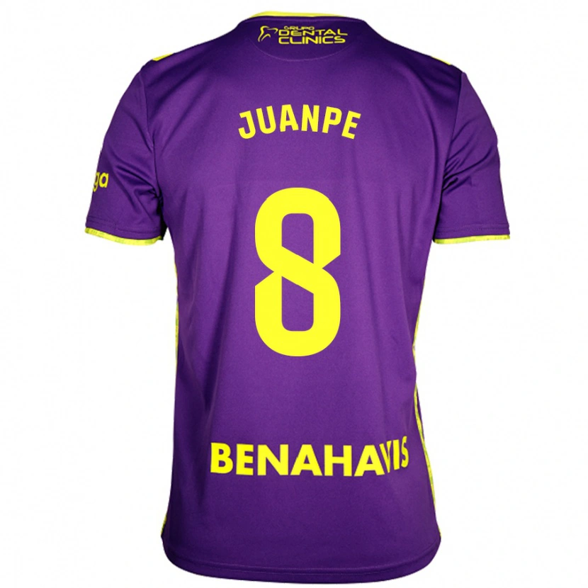 Danxen Damen Juanpe #8 Lila Gelb Auswärtstrikot Trikot 2024/25 T-Shirt