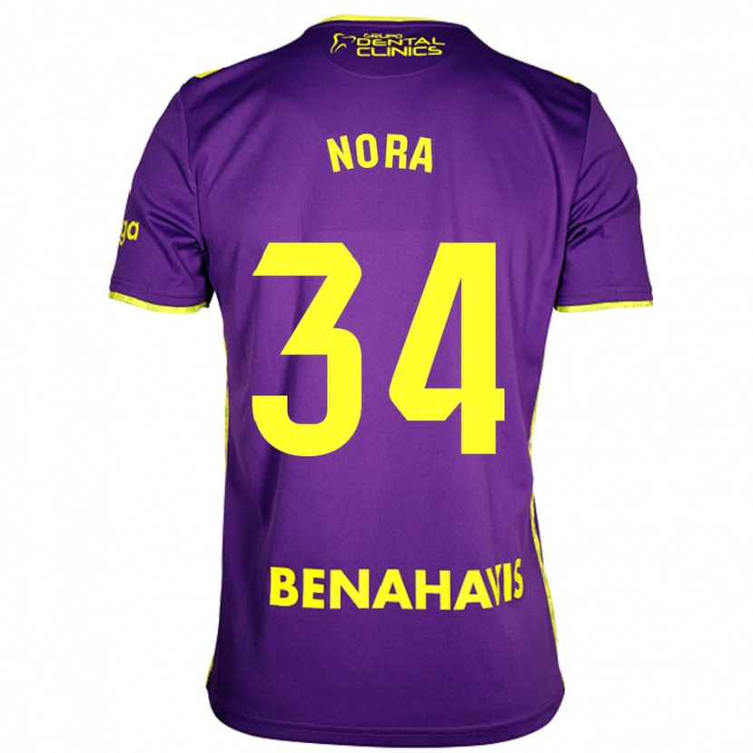 Danxen Damen Nora #34 Lila Gelb Auswärtstrikot Trikot 2024/25 T-Shirt