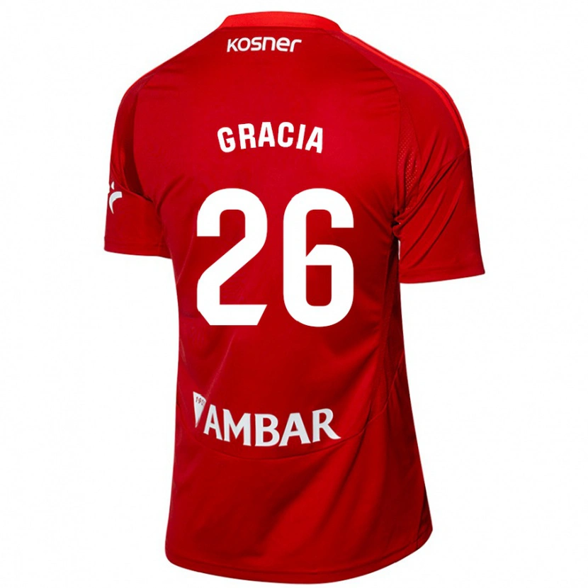 Danxen Damen Gori Gracia #26 Weiß Blau Auswärtstrikot Trikot 2024/25 T-Shirt