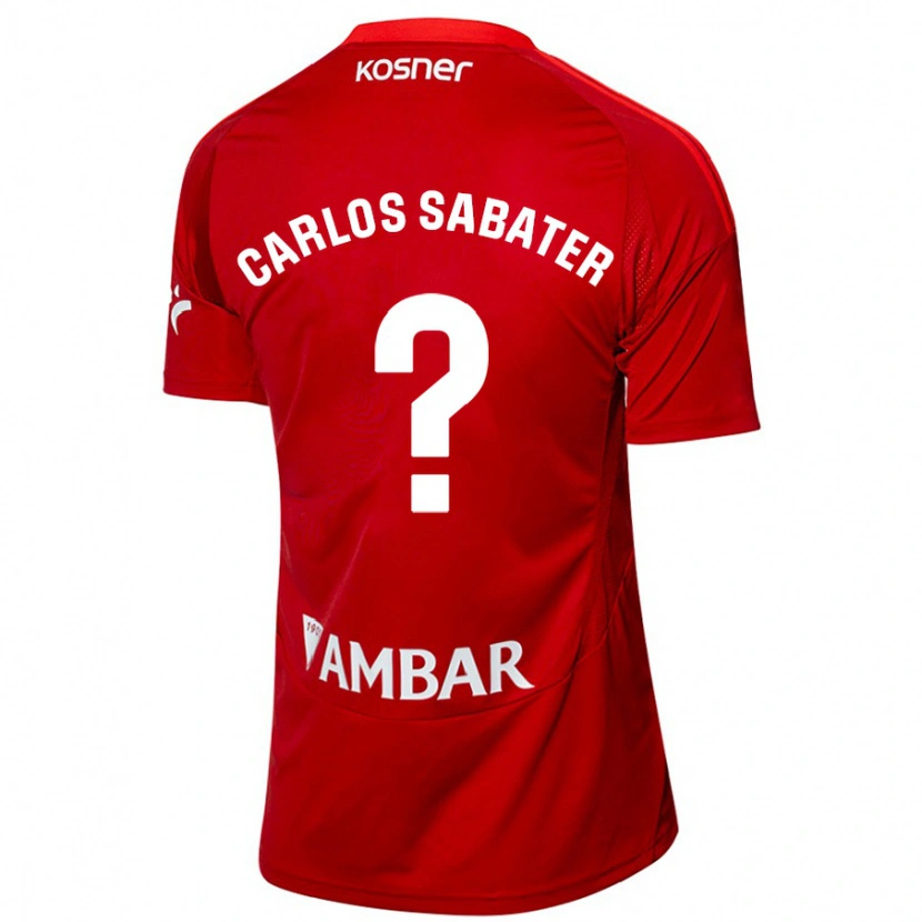Danxen Damen Juan Carlos Sabater #0 Weiß Blau Auswärtstrikot Trikot 2024/25 T-Shirt