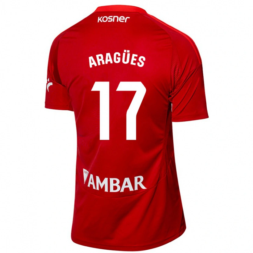 Danxen Damen Chema Aragües #17 Weiß Blau Auswärtstrikot Trikot 2024/25 T-Shirt