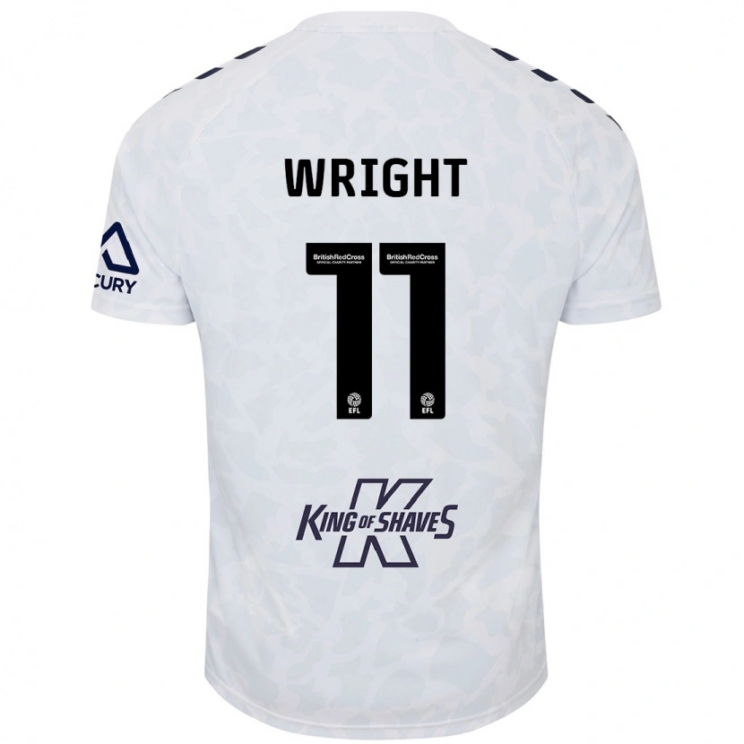 Danxen Damen Haji Wright #11 Weiß Auswärtstrikot Trikot 2024/25 T-Shirt