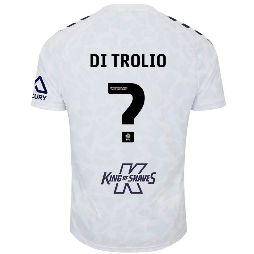 Danxen Damen Riccardo Di Trolio #0 Weiß Auswärtstrikot Trikot 2024/25 T-Shirt