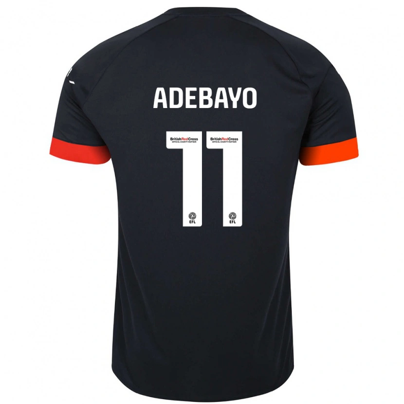 Danxen Damen Elijah Adebayo #11 Schwarz Orange Auswärtstrikot Trikot 2024/25 T-Shirt