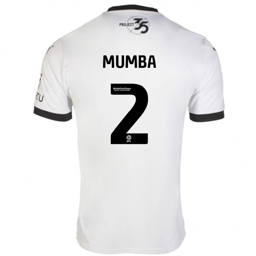 Danxen Damen Bali Mumba #2 Weiß Schwarz Auswärtstrikot Trikot 2024/25 T-Shirt