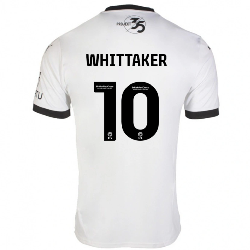 Danxen Damen Morgan Whittaker #10 Weiß Schwarz Auswärtstrikot Trikot 2024/25 T-Shirt