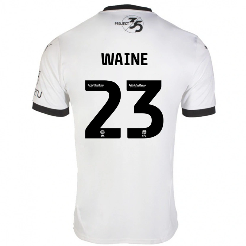 Danxen Damen Ben Waine #23 Weiß Schwarz Auswärtstrikot Trikot 2024/25 T-Shirt