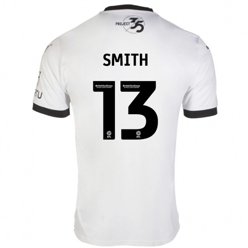Danxen Damen Grace Smith #13 Weiß Schwarz Auswärtstrikot Trikot 2024/25 T-Shirt