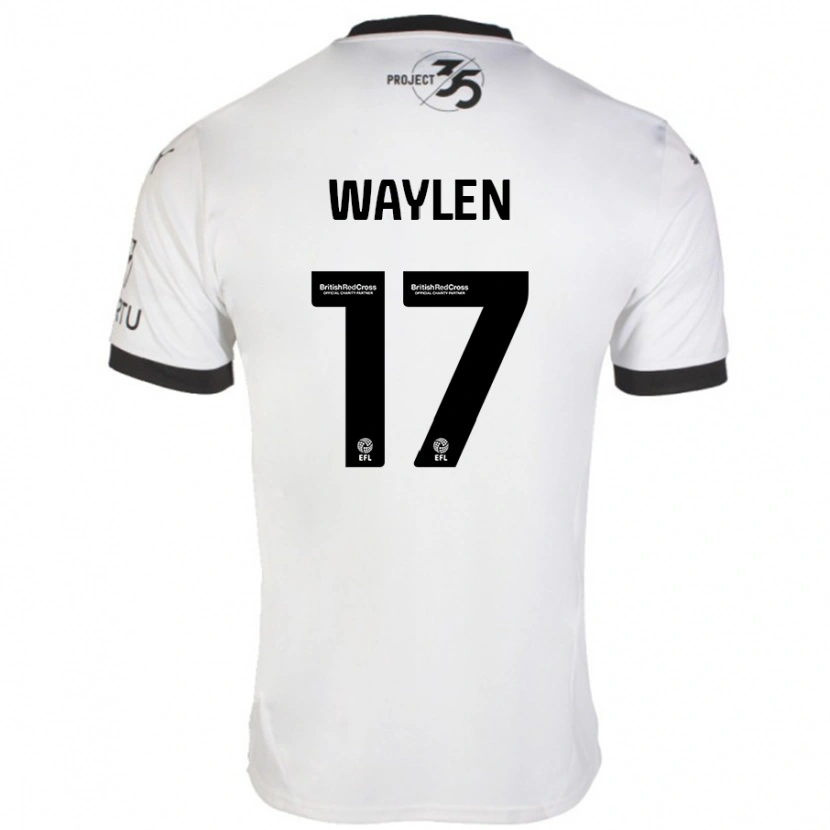 Danxen Damen Libby Waylen #17 Weiß Schwarz Auswärtstrikot Trikot 2024/25 T-Shirt