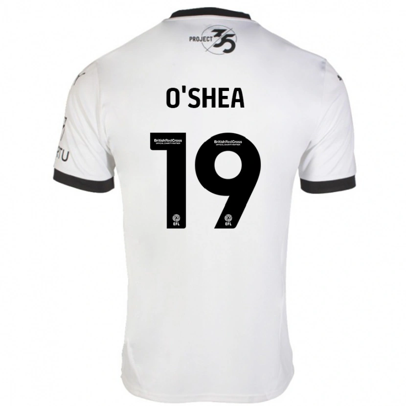 Danxen Damen Erin O'shea #19 Weiß Schwarz Auswärtstrikot Trikot 2024/25 T-Shirt