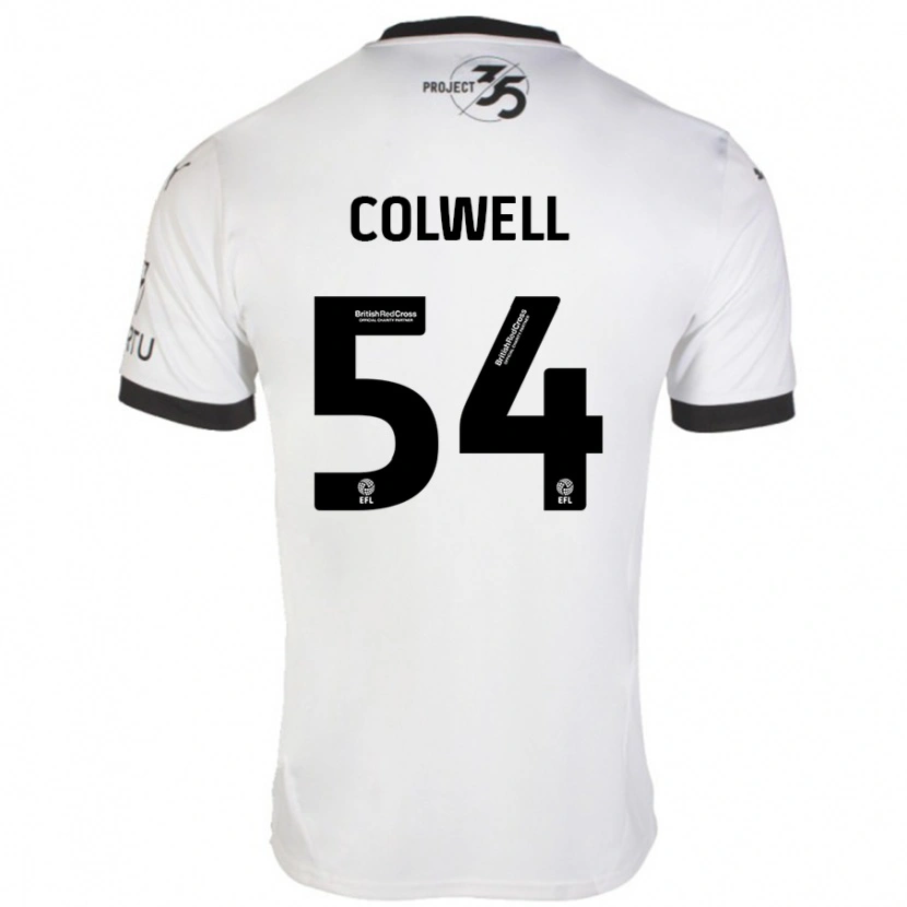 Danxen Damen Lewis Colwell #54 Weiß Schwarz Auswärtstrikot Trikot 2024/25 T-Shirt