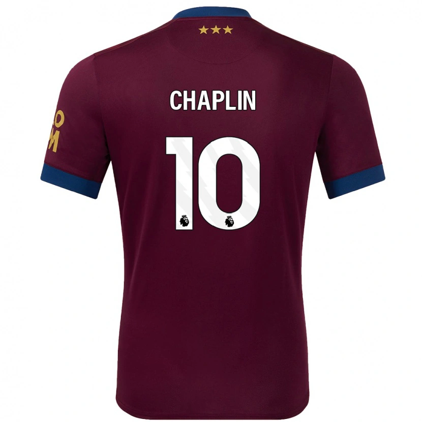 Danxen Damen Conor Chaplin #10 Braun Auswärtstrikot Trikot 2024/25 T-Shirt