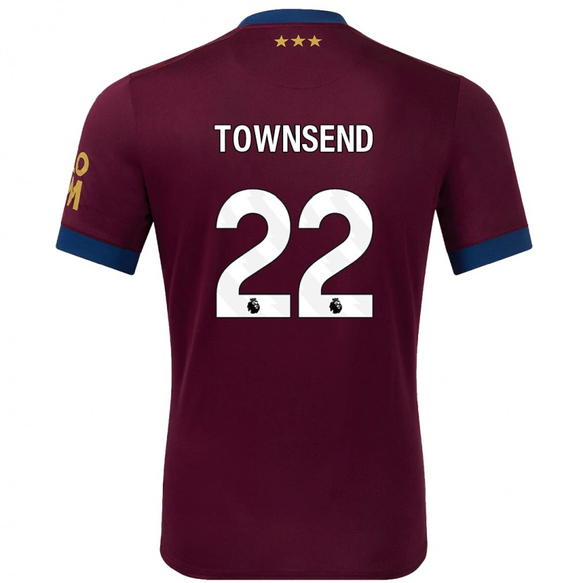 Danxen Damen Conor Townsend #22 Braun Auswärtstrikot Trikot 2024/25 T-Shirt