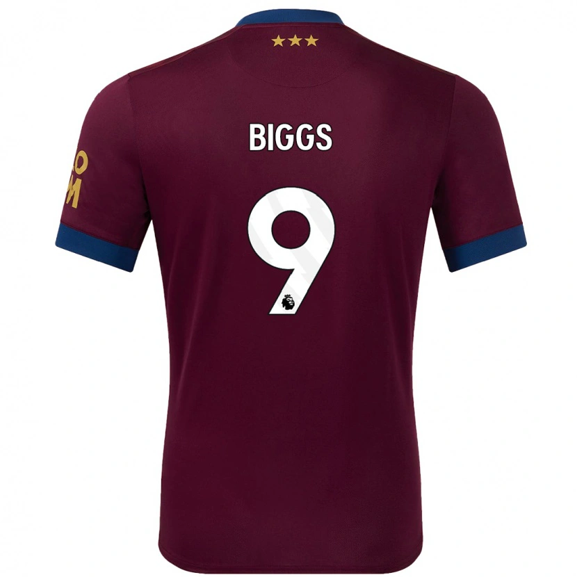 Danxen Damen Maddie Biggs #9 Braun Auswärtstrikot Trikot 2024/25 T-Shirt