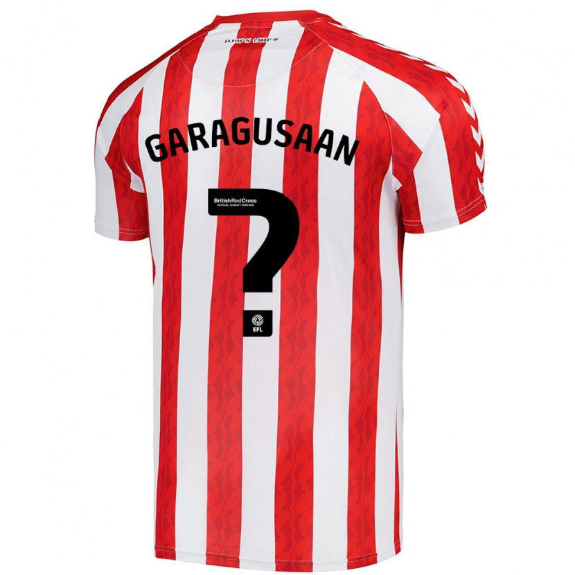 Danxen Kinder Fin Geragusian #0 Rot Weiß Heimtrikot Trikot 2024/25 T-Shirt