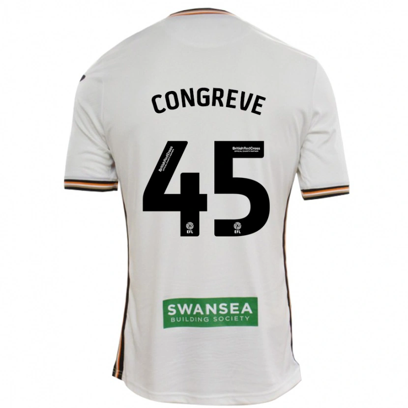 Danxen Kinder Cameron Congreve #45 Rot Weiß Heimtrikot Trikot 2024/25 T-Shirt