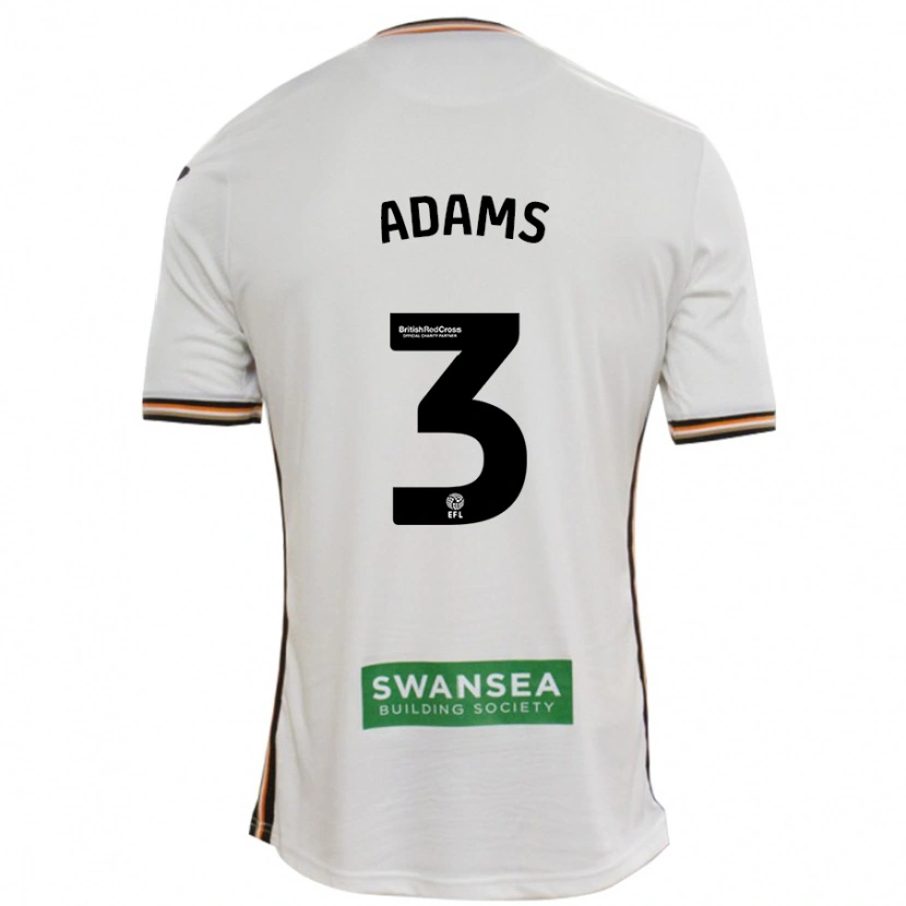 Danxen Kinder Sarah Adams #3 Rot Weiß Heimtrikot Trikot 2024/25 T-Shirt