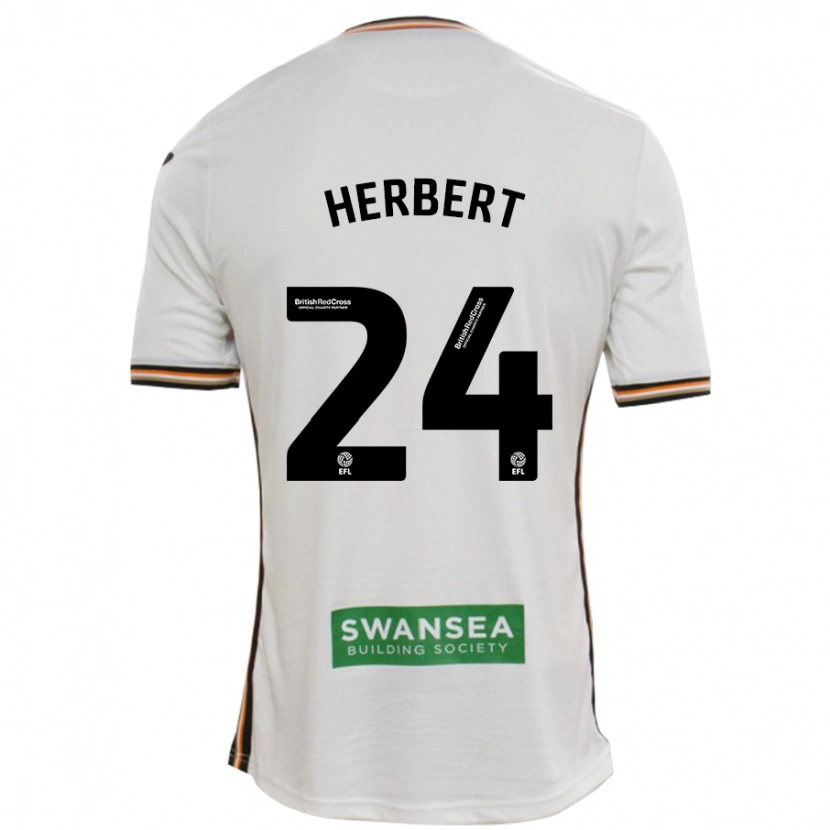 Danxen Kinder Chelsea Herbert #24 Rot Weiß Heimtrikot Trikot 2024/25 T-Shirt