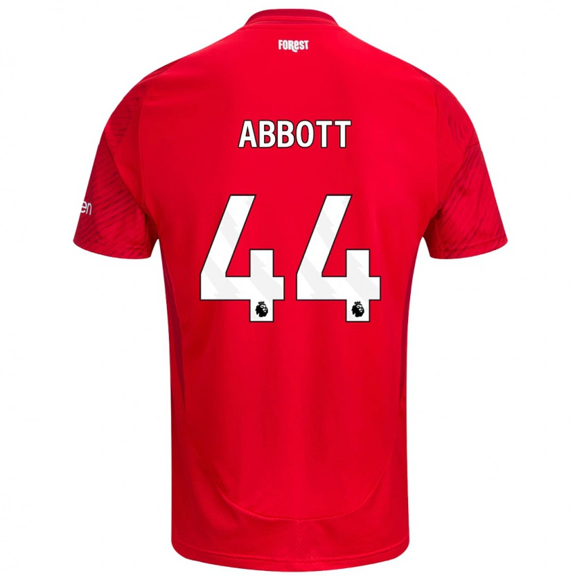 Danxen Kinder Zach Abbott #44 Rot Weiß Heimtrikot Trikot 2024/25 T-Shirt