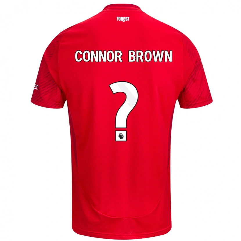 Danxen Kinder Connor Brown #0 Rot Weiß Heimtrikot Trikot 2024/25 T-Shirt