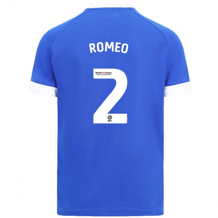 Danxen Kinder Mahlon Romeo #2 Himmelblau Heimtrikot Trikot 2024/25 T-Shirt