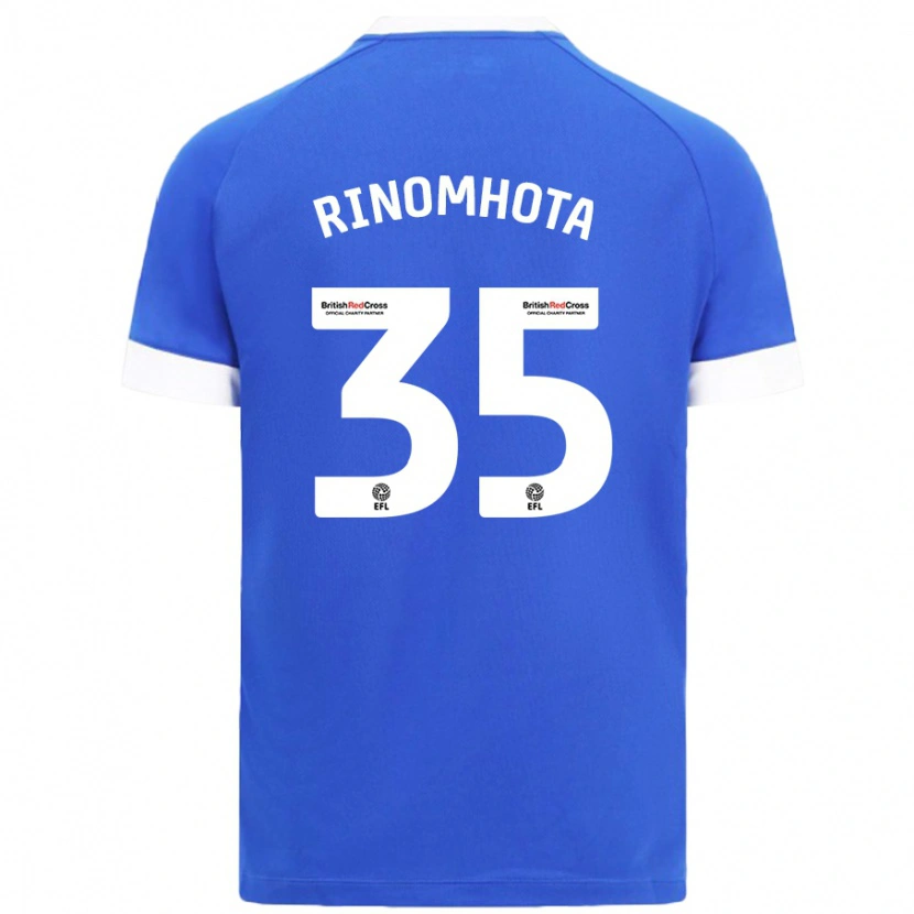 Danxen Kinder Andy Rinomhota #35 Himmelblau Heimtrikot Trikot 2024/25 T-Shirt