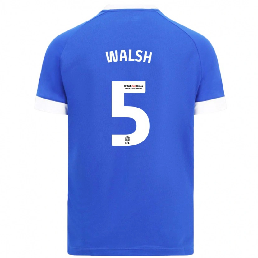 Danxen Kinder Siobhan Walsh #5 Himmelblau Heimtrikot Trikot 2024/25 T-Shirt
