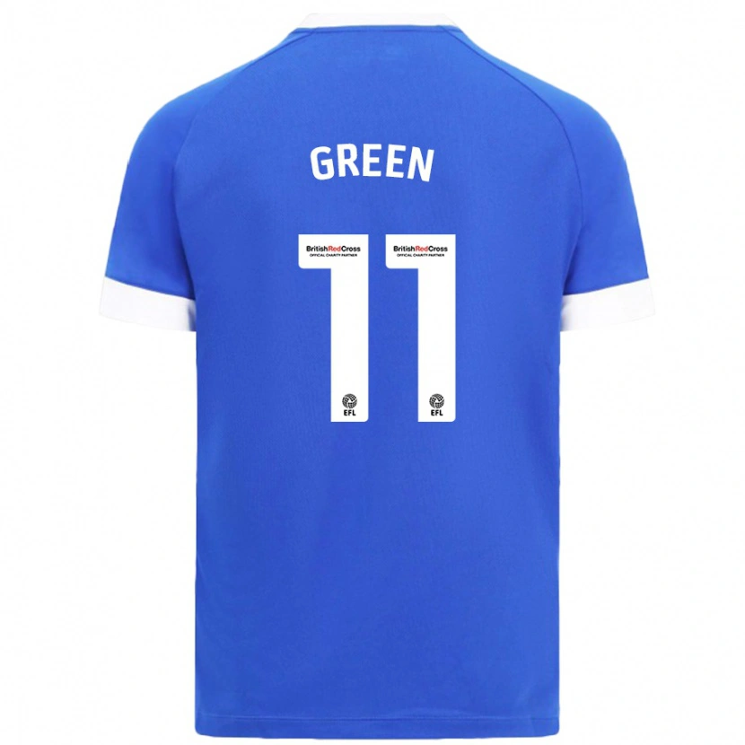 Danxen Kinder Danielle Green #11 Himmelblau Heimtrikot Trikot 2024/25 T-Shirt