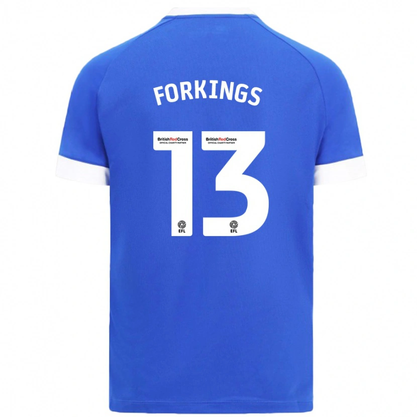 Danxen Kinder Amelia Forkings #13 Himmelblau Heimtrikot Trikot 2024/25 T-Shirt