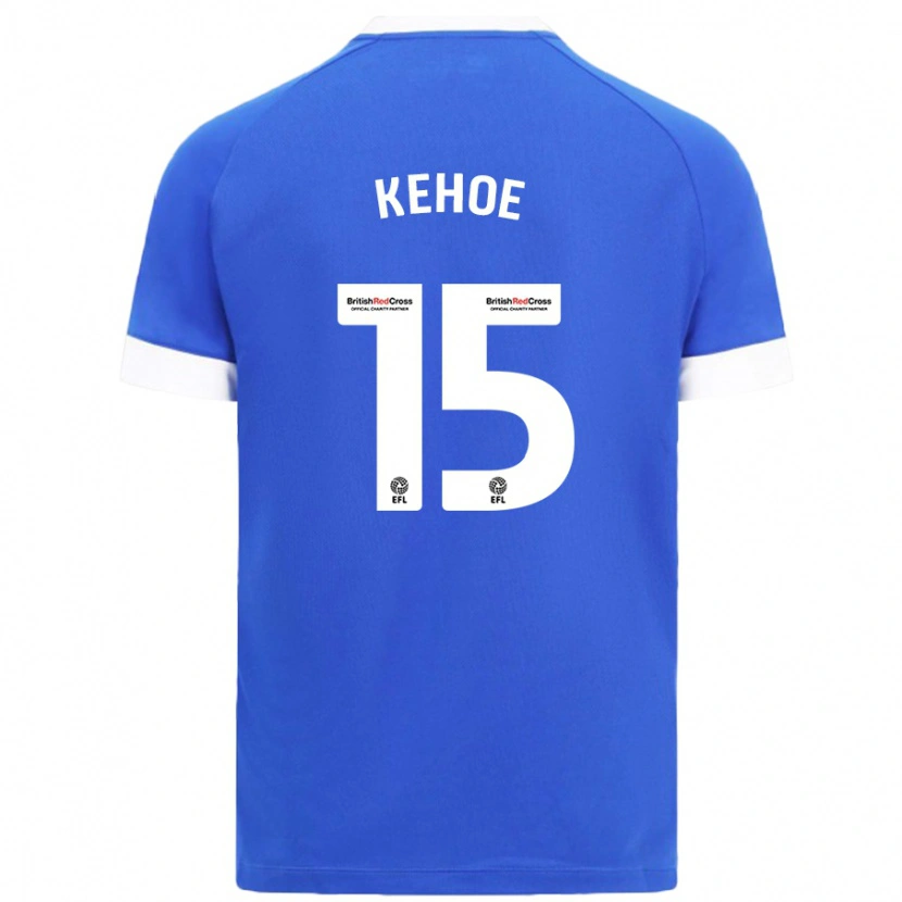 Danxen Kinder Molly Kehoe #15 Himmelblau Heimtrikot Trikot 2024/25 T-Shirt