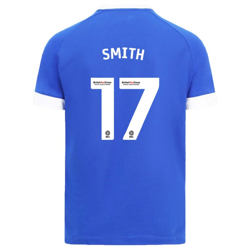 Danxen Kinder Hollie Smith #17 Himmelblau Heimtrikot Trikot 2024/25 T-Shirt