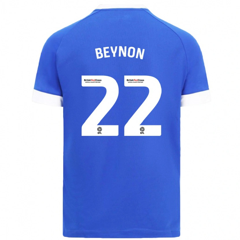 Danxen Kinder Emma Beynon #22 Himmelblau Heimtrikot Trikot 2024/25 T-Shirt