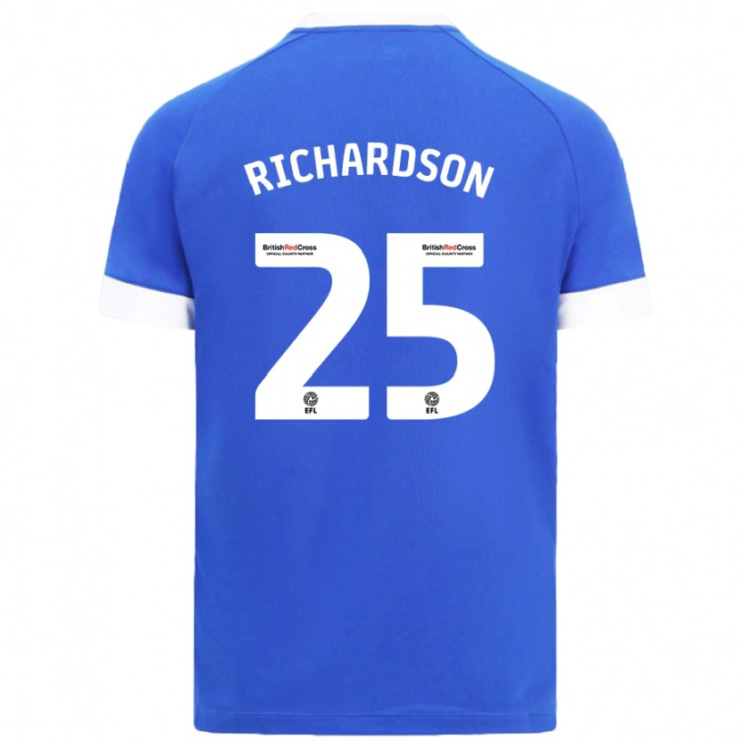 Danxen Kinder Tija Richardson #25 Himmelblau Heimtrikot Trikot 2024/25 T-Shirt