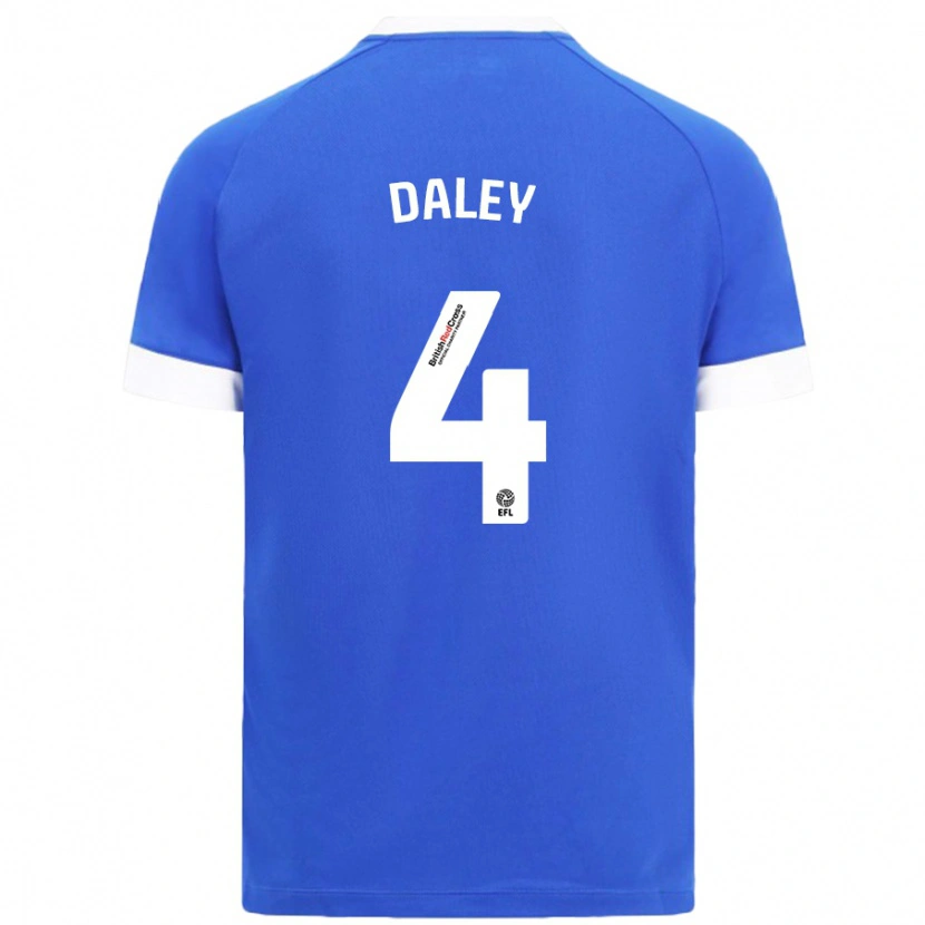 Danxen Kinder Hannah Daley #4 Himmelblau Heimtrikot Trikot 2024/25 T-Shirt
