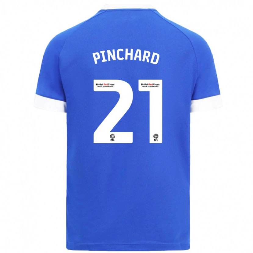 Danxen Kinder Cerys Pinchard #21 Himmelblau Heimtrikot Trikot 2024/25 T-Shirt