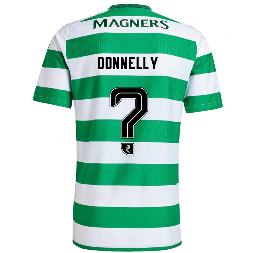 Danxen Kinder Jacob Donnelly #0 Grün Weiß Heimtrikot Trikot 2024/25 T-Shirt