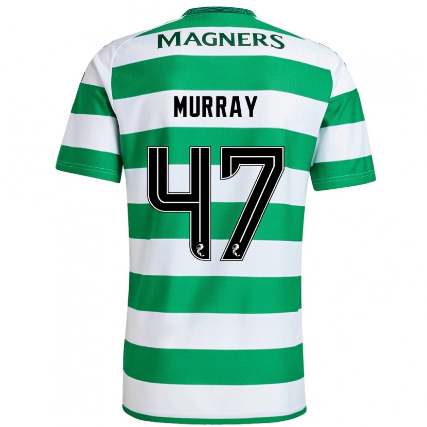Danxen Kinder Dane Murray #47 Grün Weiß Heimtrikot Trikot 2024/25 T-Shirt