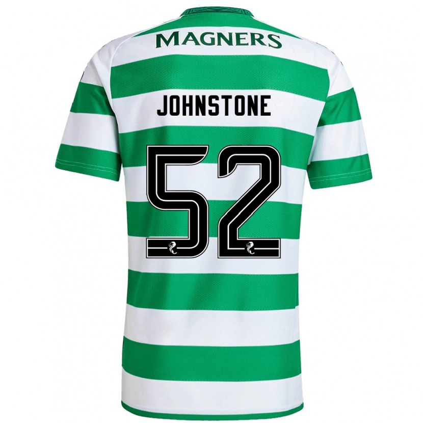 Danxen Kinder Rachael Johnstone #52 Grün Weiß Heimtrikot Trikot 2024/25 T-Shirt