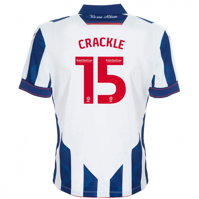 Danxen Kinder Hayley Crackle #15 Weiß Dunkelblau Heimtrikot Trikot 2024/25 T-Shirt