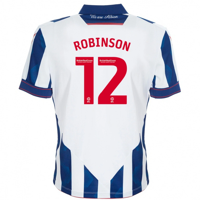 Danxen Kinder Leanne Robinson #12 Weiß Dunkelblau Heimtrikot Trikot 2024/25 T-Shirt