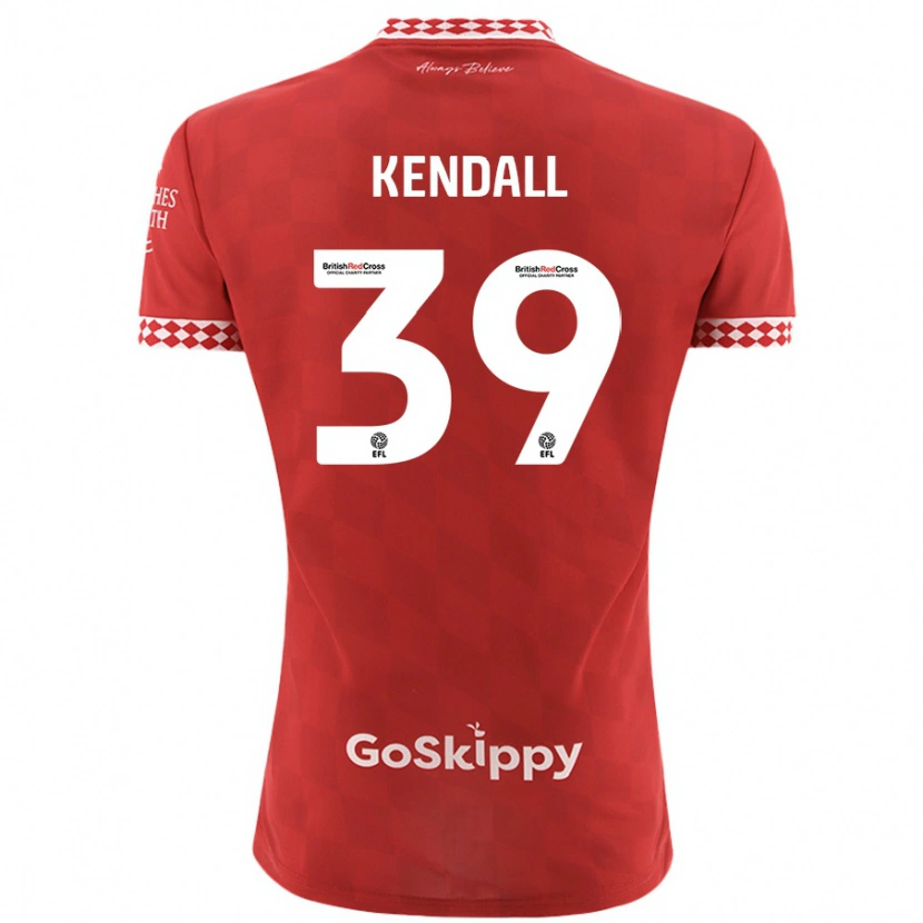 Danxen Kinder Maya Kendall #39 Rot Heimtrikot Trikot 2024/25 T-Shirt