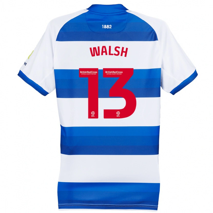 Danxen Kinder Joe Walsh #13 Weiß Blau Heimtrikot Trikot 2024/25 T-Shirt