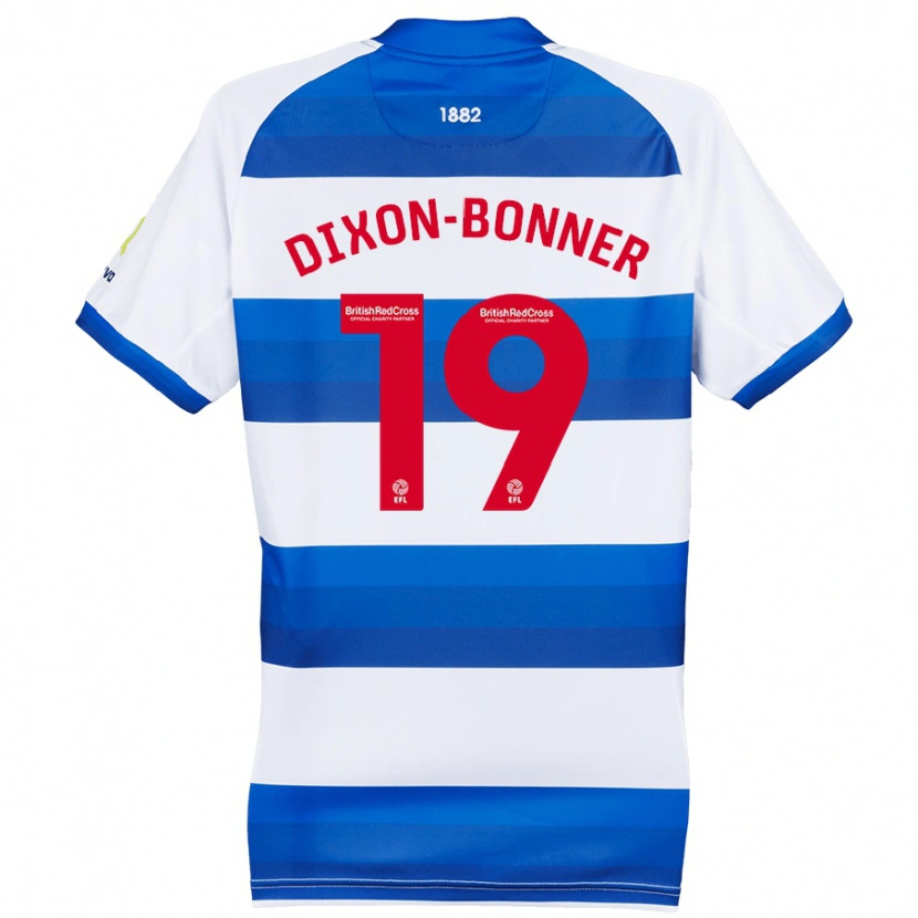 Danxen Kinder Elijah Dixon-Bonner #19 Weiß Blau Heimtrikot Trikot 2024/25 T-Shirt