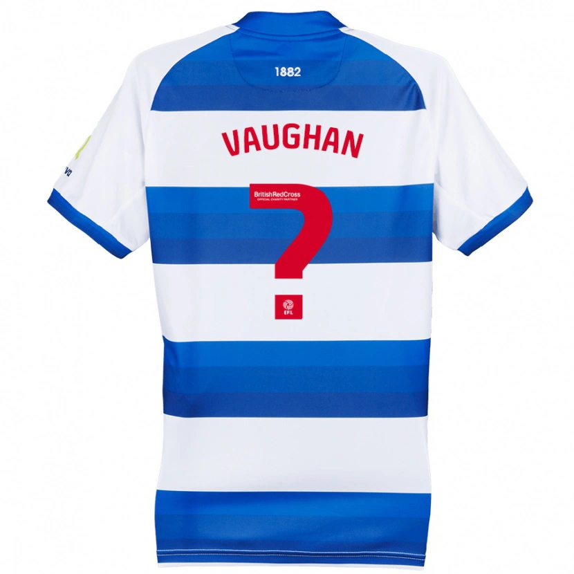 Danxen Kinder Rohan Vaughan #0 Weiß Blau Heimtrikot Trikot 2024/25 T-Shirt