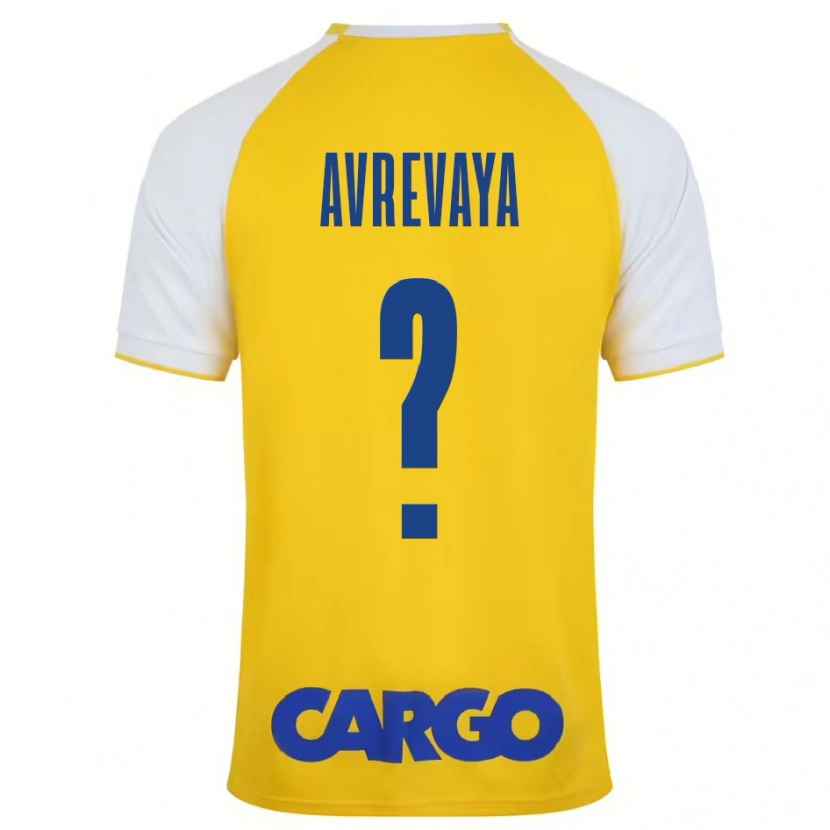 Danxen Kinder Liroy Avrevaya #0 Gelb Weiß Heimtrikot Trikot 2024/25 T-Shirt