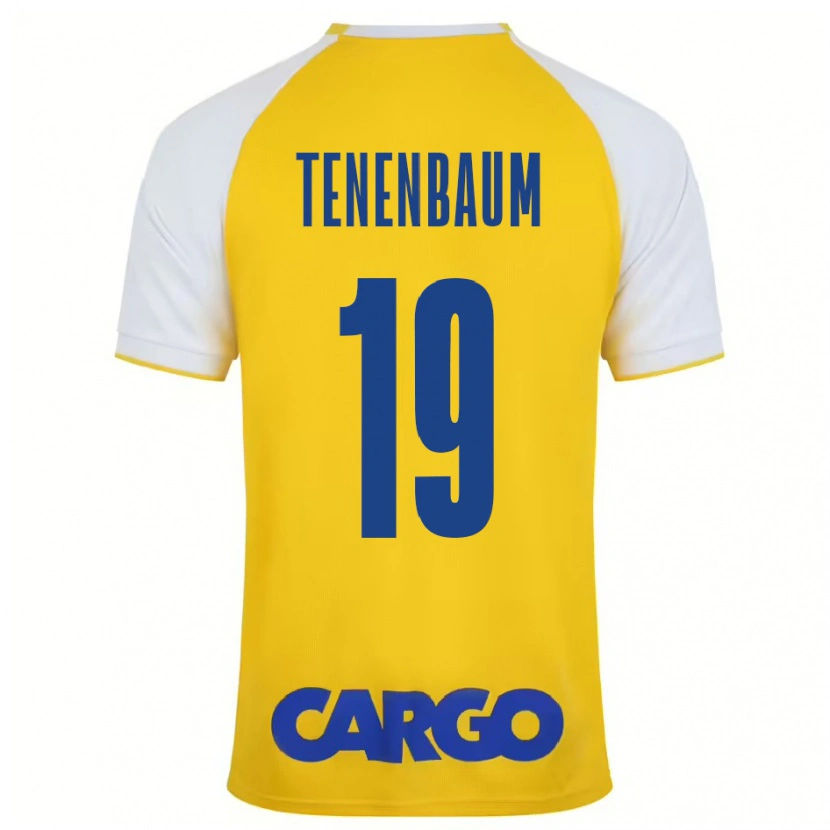 Danxen Kinder Daniel Tenenbaum #19 Gelb Weiß Heimtrikot Trikot 2024/25 T-Shirt