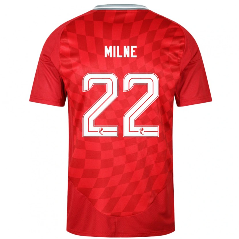 Danxen Kinder Jack Milne #22 Rot Heimtrikot Trikot 2024/25 T-Shirt