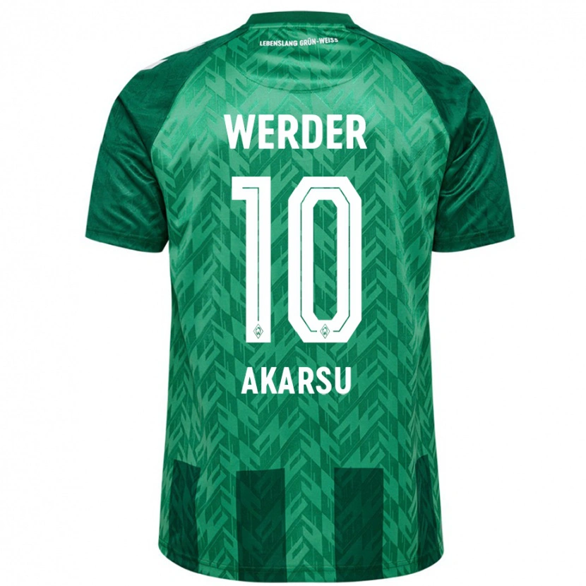 Danxen Kinder Mikail Bura Akarsu #10 Grün Heimtrikot Trikot 2024/25 T-Shirt